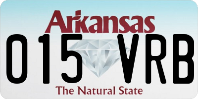 AR license plate 015VRB
