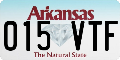 AR license plate 015VTF