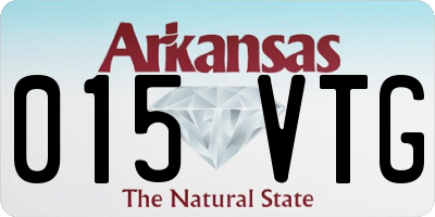 AR license plate 015VTG