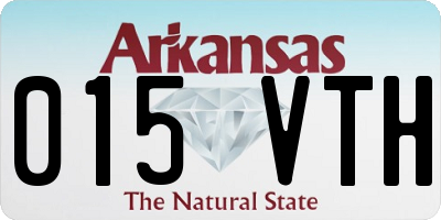 AR license plate 015VTH