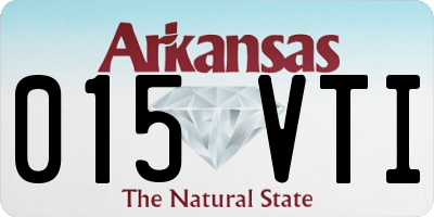 AR license plate 015VTI