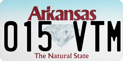 AR license plate 015VTM