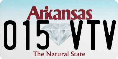 AR license plate 015VTV