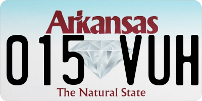AR license plate 015VUH