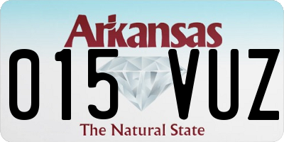 AR license plate 015VUZ