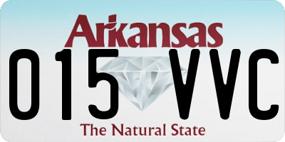 AR license plate 015VVC