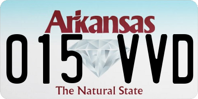 AR license plate 015VVD