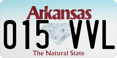 AR license plate 015VVL