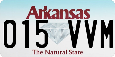 AR license plate 015VVM