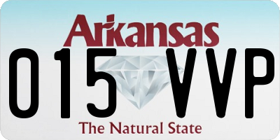 AR license plate 015VVP