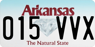 AR license plate 015VVX