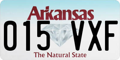 AR license plate 015VXF