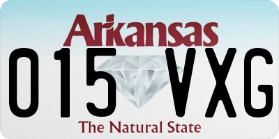 AR license plate 015VXG