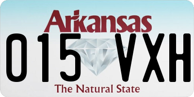 AR license plate 015VXH