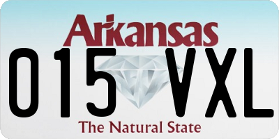 AR license plate 015VXL