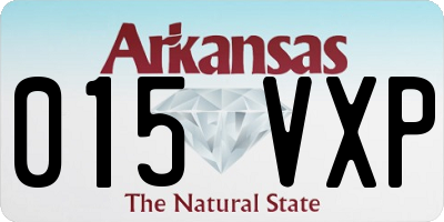 AR license plate 015VXP