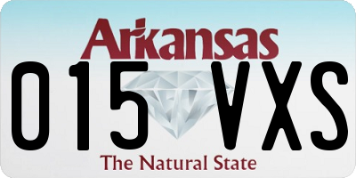 AR license plate 015VXS