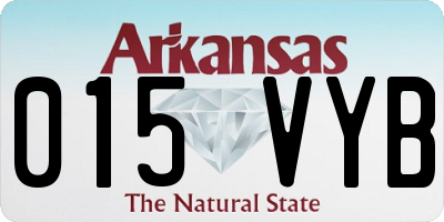 AR license plate 015VYB