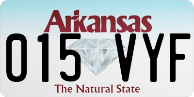 AR license plate 015VYF