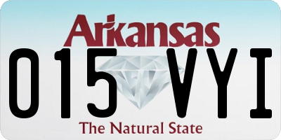 AR license plate 015VYI