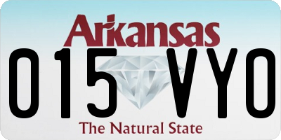 AR license plate 015VYO