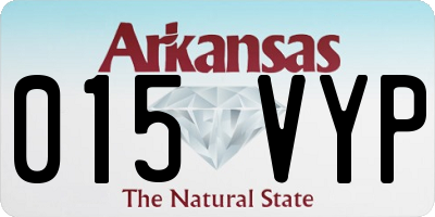 AR license plate 015VYP