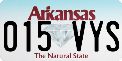 AR license plate 015VYS