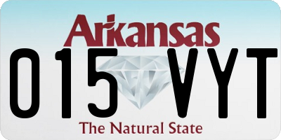 AR license plate 015VYT