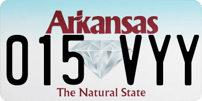 AR license plate 015VYY