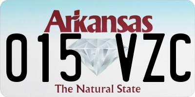 AR license plate 015VZC