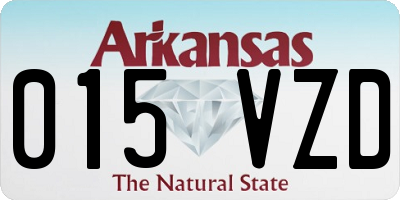 AR license plate 015VZD