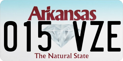 AR license plate 015VZE