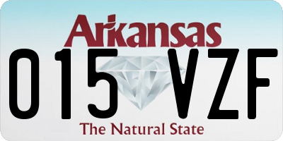 AR license plate 015VZF