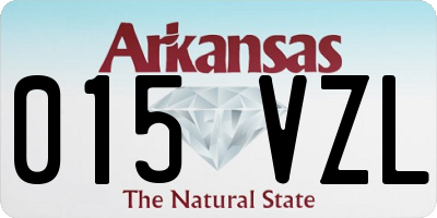 AR license plate 015VZL