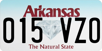 AR license plate 015VZO