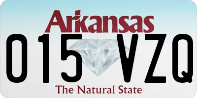 AR license plate 015VZQ