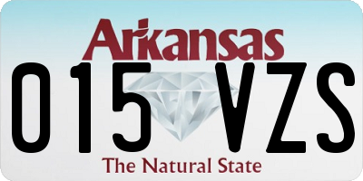 AR license plate 015VZS