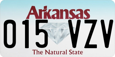 AR license plate 015VZV