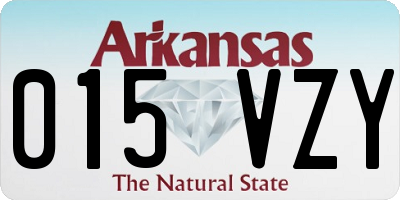 AR license plate 015VZY