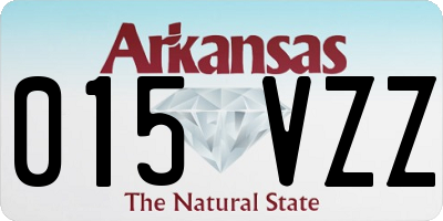AR license plate 015VZZ