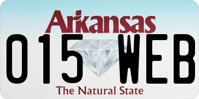 AR license plate 015WEB
