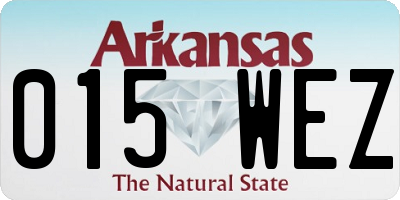 AR license plate 015WEZ