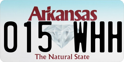 AR license plate 015WHH