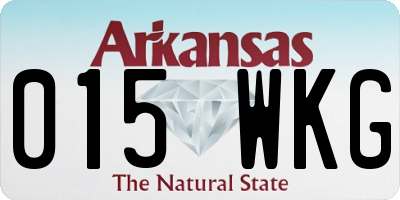 AR license plate 015WKG