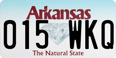 AR license plate 015WKQ
