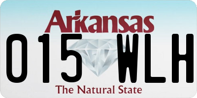 AR license plate 015WLH