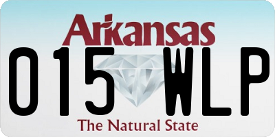 AR license plate 015WLP