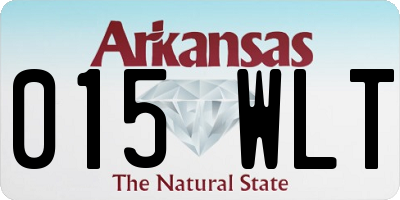AR license plate 015WLT