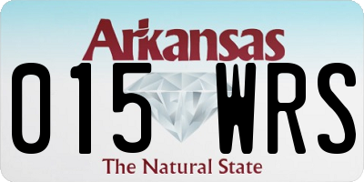 AR license plate 015WRS