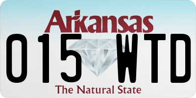 AR license plate 015WTD